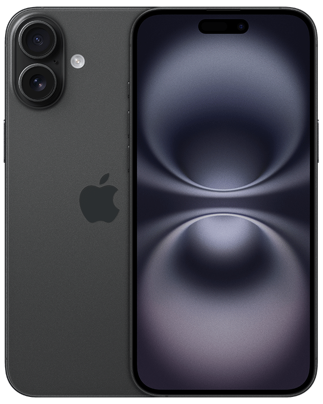 Apple iPhone 16 512GB Black. Mindstepris: 9722.00 kr. (med abonnement)