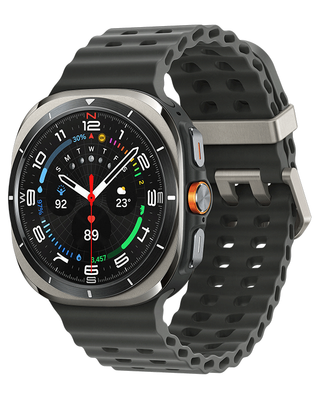 Samsung Galaxy Watch Ultra LTE Titanium Silver med abonnement. Mindstepris: 4322.00 kr.