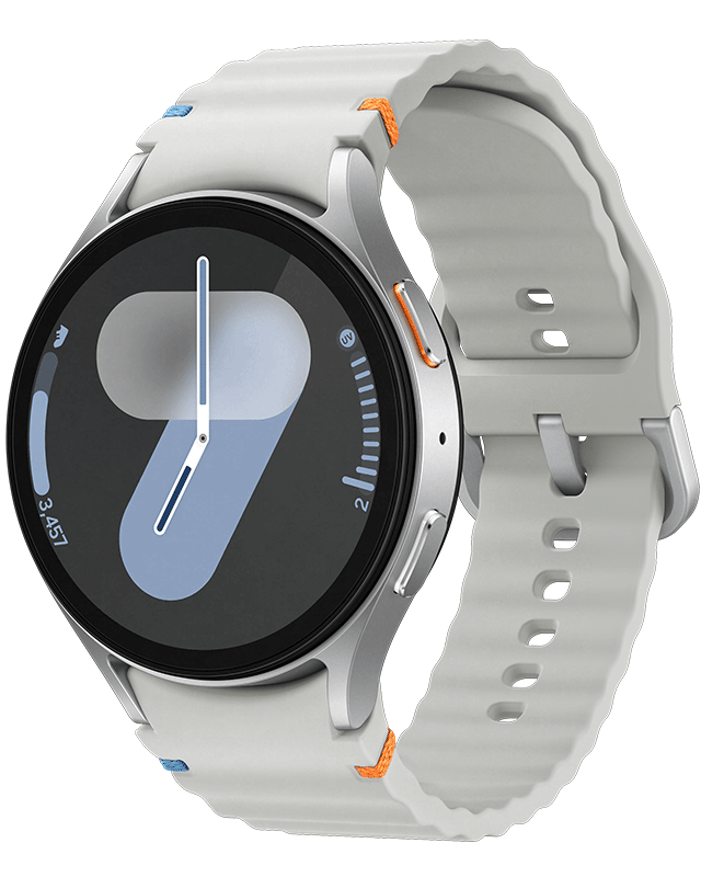 Samsung Galaxy Watch7 44mm LTE Silver med abonnement. Mindstepris: 3372.00 kr.